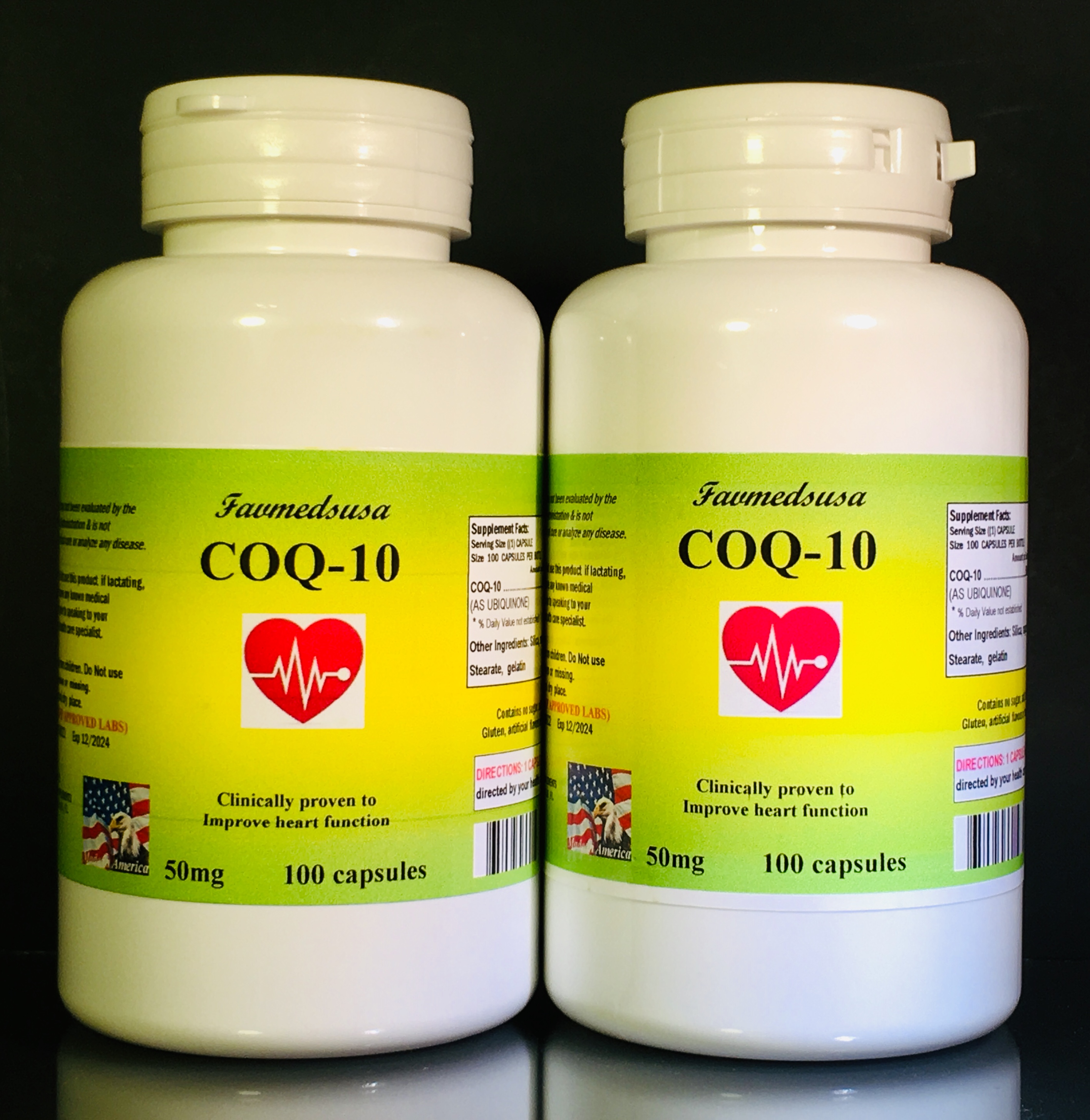 CoQ-10 50mg - 200 (2x100) capsules